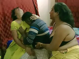 Indieši bengali youngster iegūšana scared līdz jāšanās divi mammīte. | xhamster